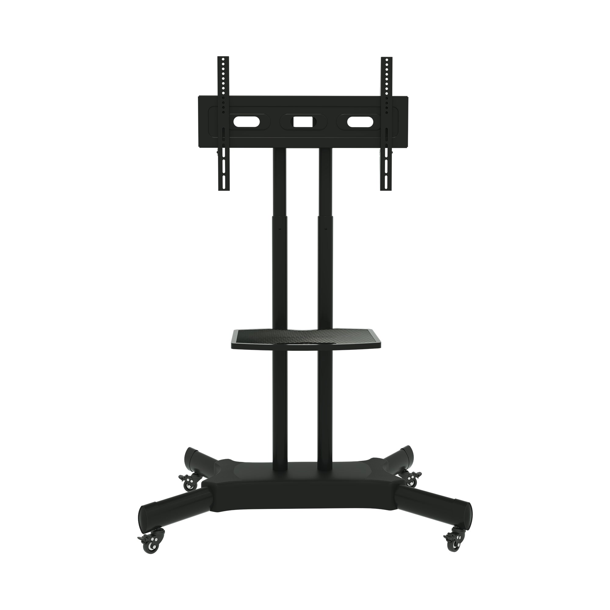 FANCO Universal Rotating TV Stand, suitable for 32-80 inch TVs, with adjustable tilt height and maximum VESA 600x400mm (black)