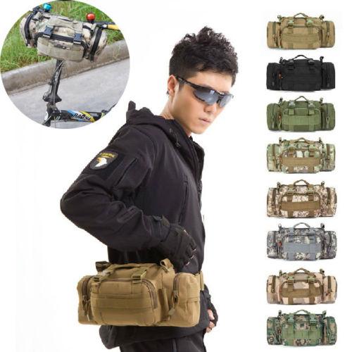 Black Hawk Commandos Multi-function Practical Waist Pack Handlebar military Camouflage Shoulder Bag for outdoor sports activities