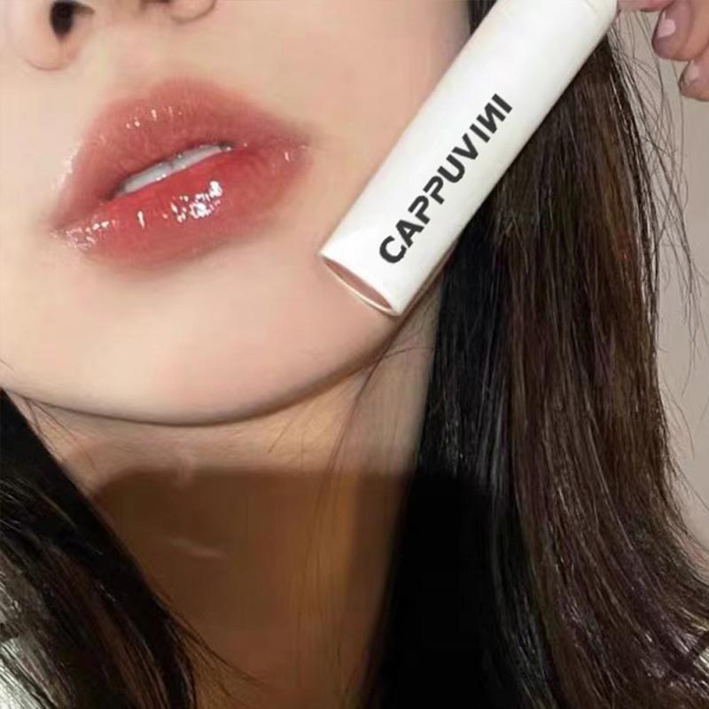 Water Mirror Lip Glaze Lipstick Non-stick Cup Lasting Moisturizing Lipstick Colorful Women Lip Makeup Tool Maquiagem Hot