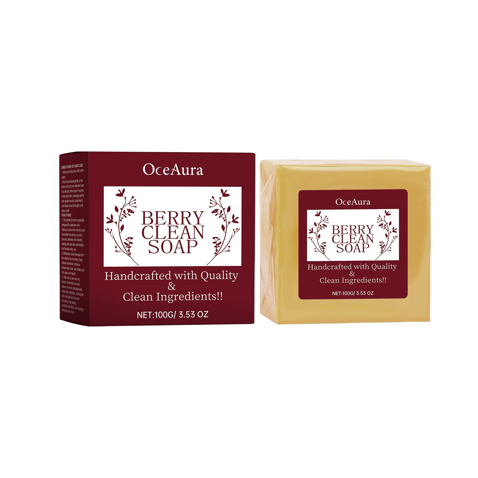 Skin Care Soap Gently Cleanses And Moisturizes Body Skin Pores Soothing Bath Body Soap