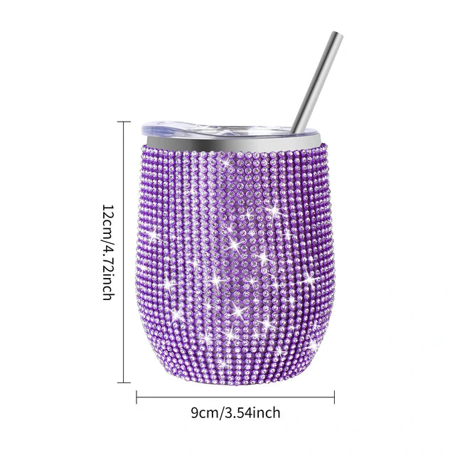 Diamond Wine Tumbler