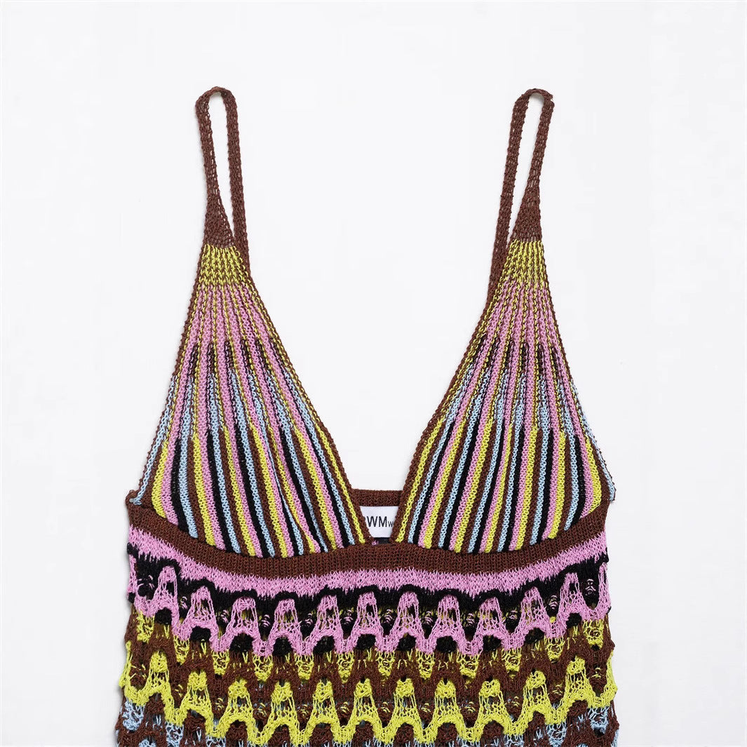 Sexy Backless Knitted DressStyle Fashion Women&