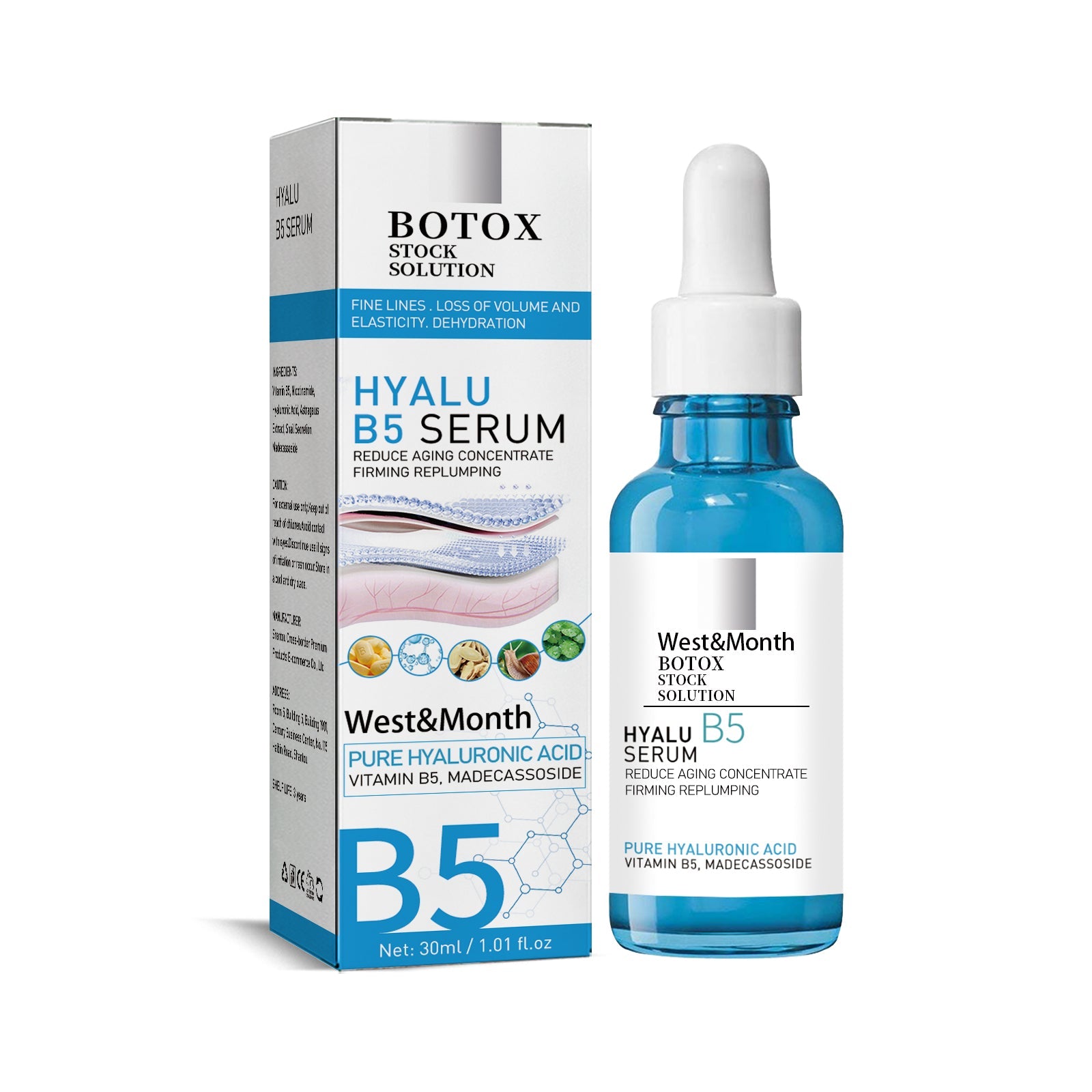 B5 Facial Essence, Lightening Spot Soft Skin Anti-aging Moisturizing Essence