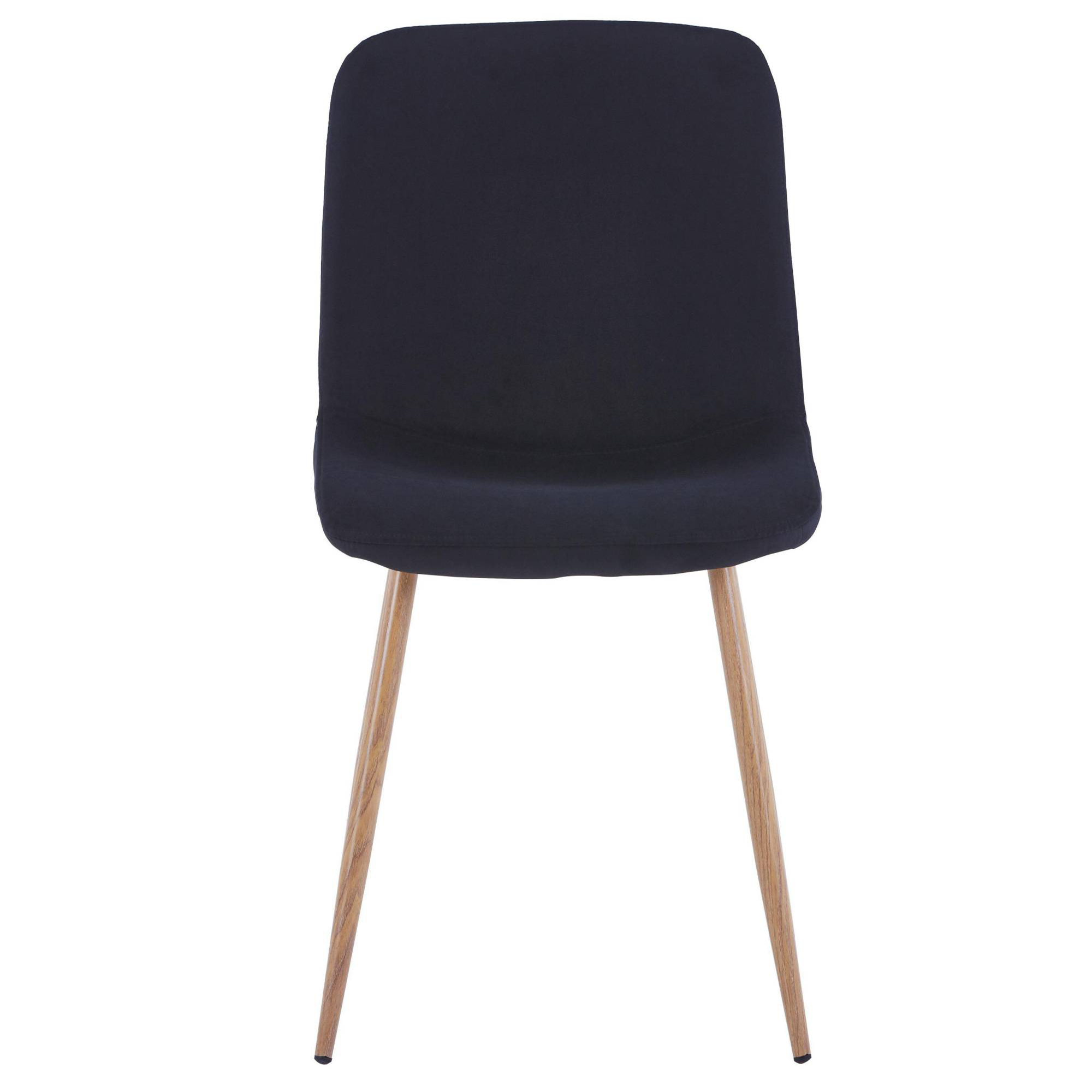 Dining Chair 4PCS(BLACK)Modern style New technology Suitable for restaurants cafes taverns offices