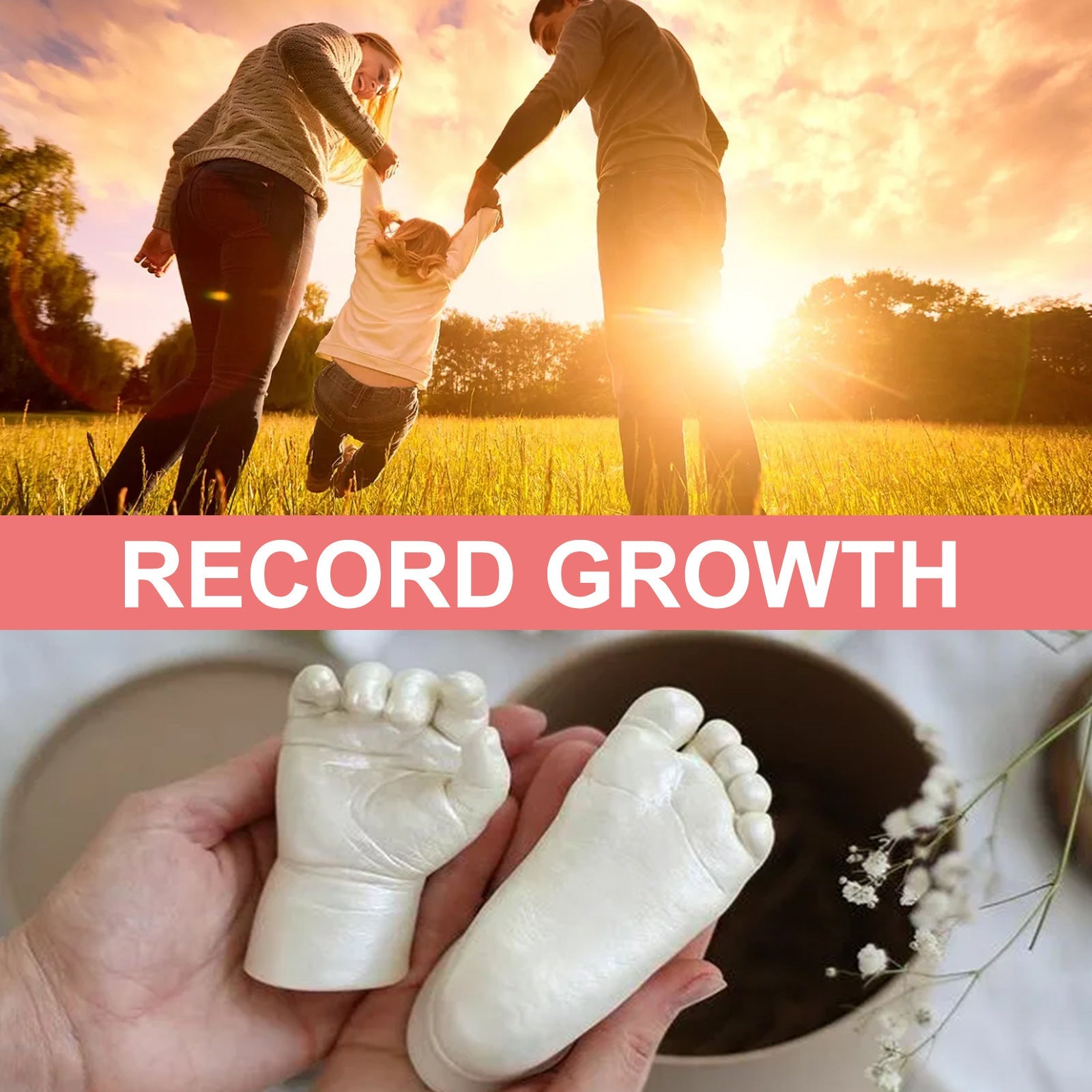 Jue-Fish 3D Hand Makrolon Powder Couple Anniversary Souvenir DIY Mother&