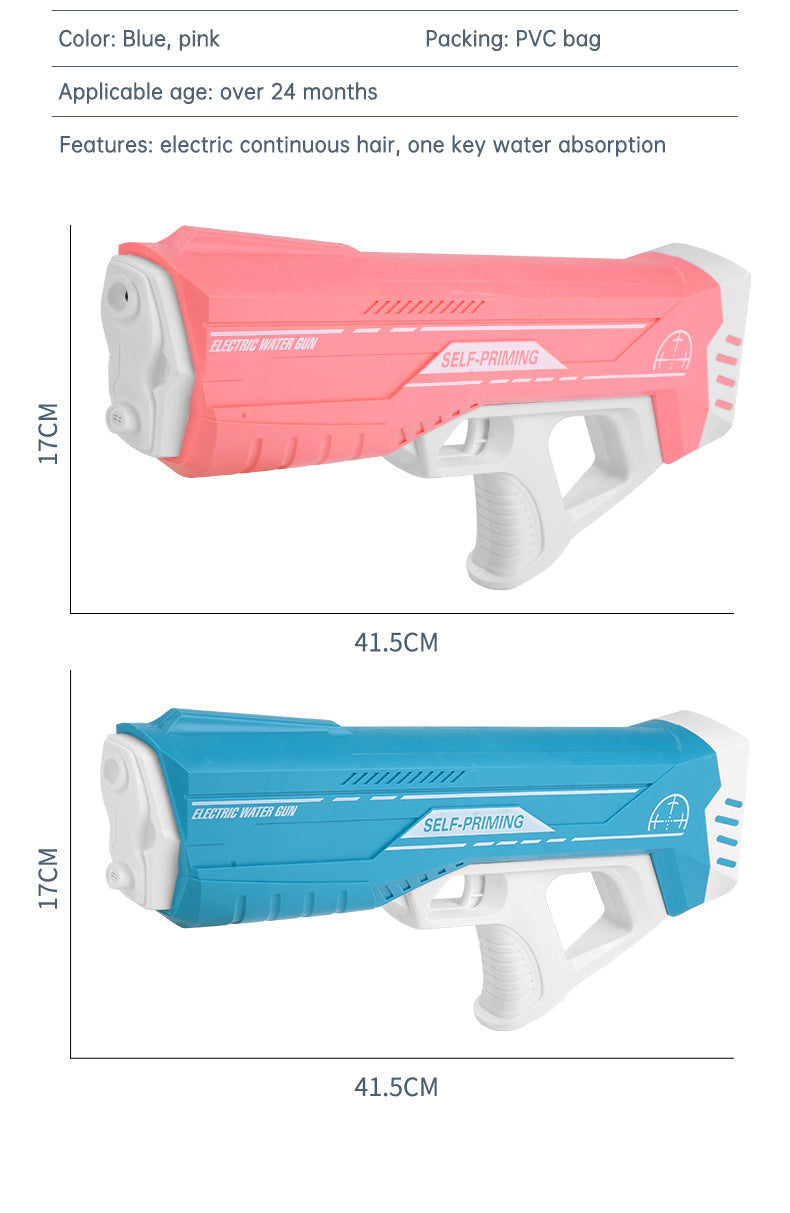 Electric Induction Water Gun Summer Outdoor Toys Automatic Pumping Gun Beach Swimming Pool Water Fight Children&