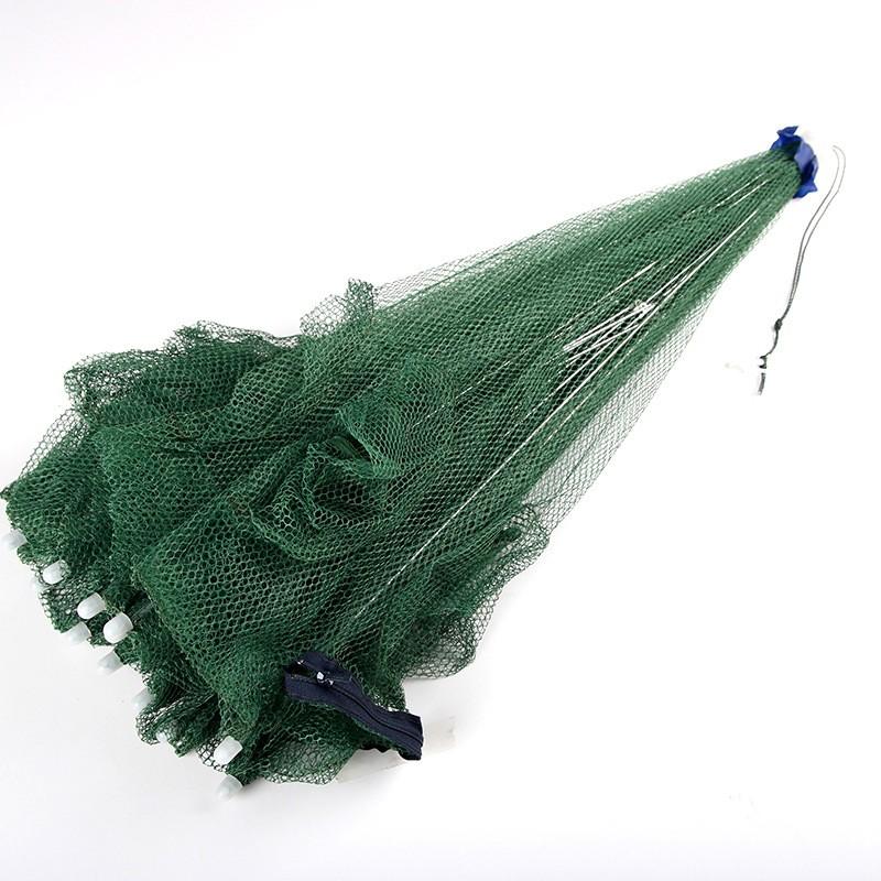 6 Hole Fishing Net Folded Portable Hexagon Network Casting Nets