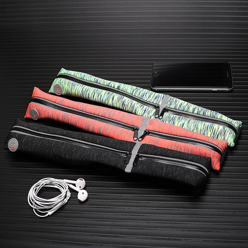Yipinu Sports Running Waist Bag Outdoor Waterproof Reflective Belt Jogging Gym Fitness Runner