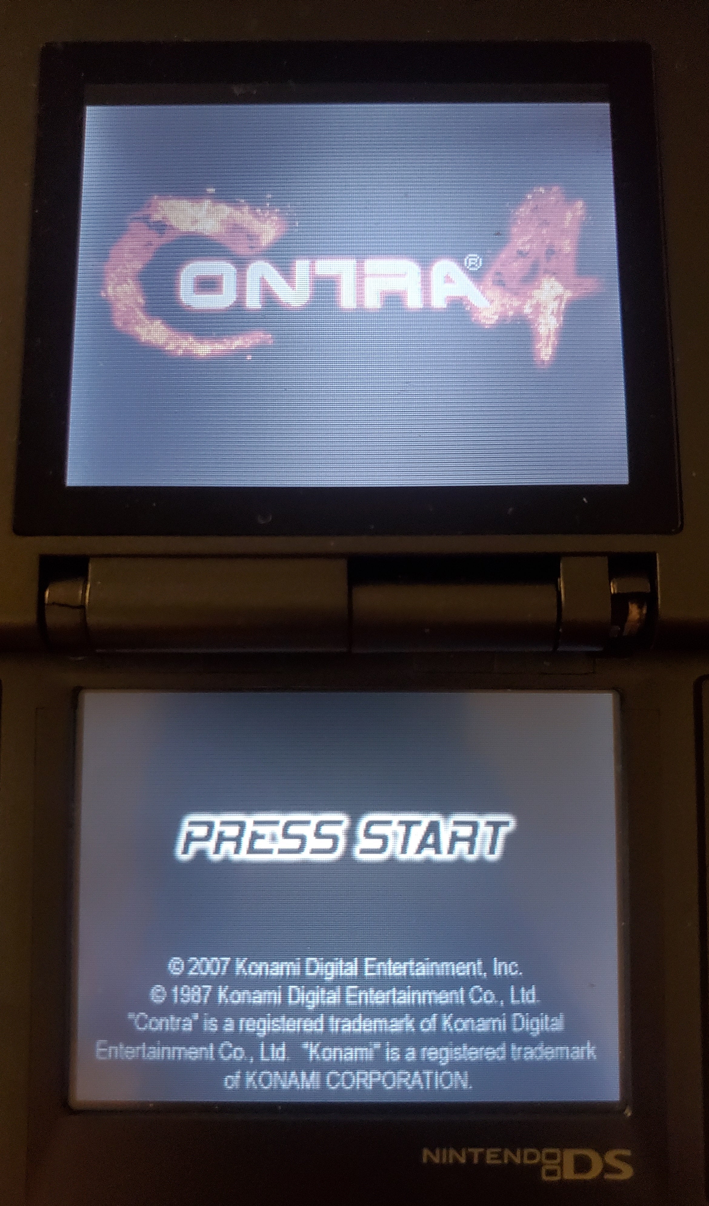 Contra 4 NDS Video Game Cartridge Nintendo DS 2007