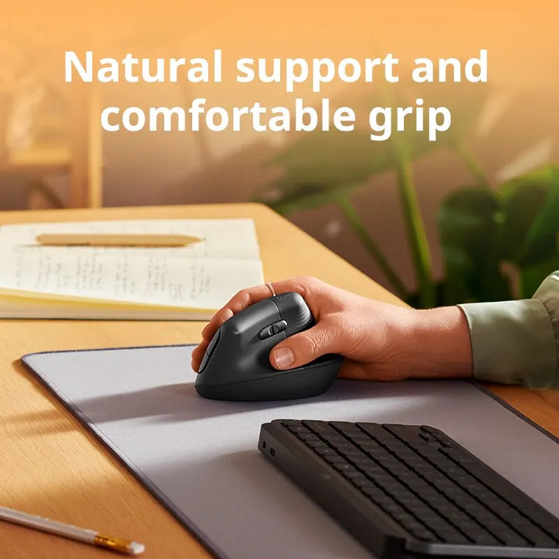 Logitech lift mouse Wireless Bluetooth Mouse Business Office Softtone Mouse Ergonomic Business Office Mouse