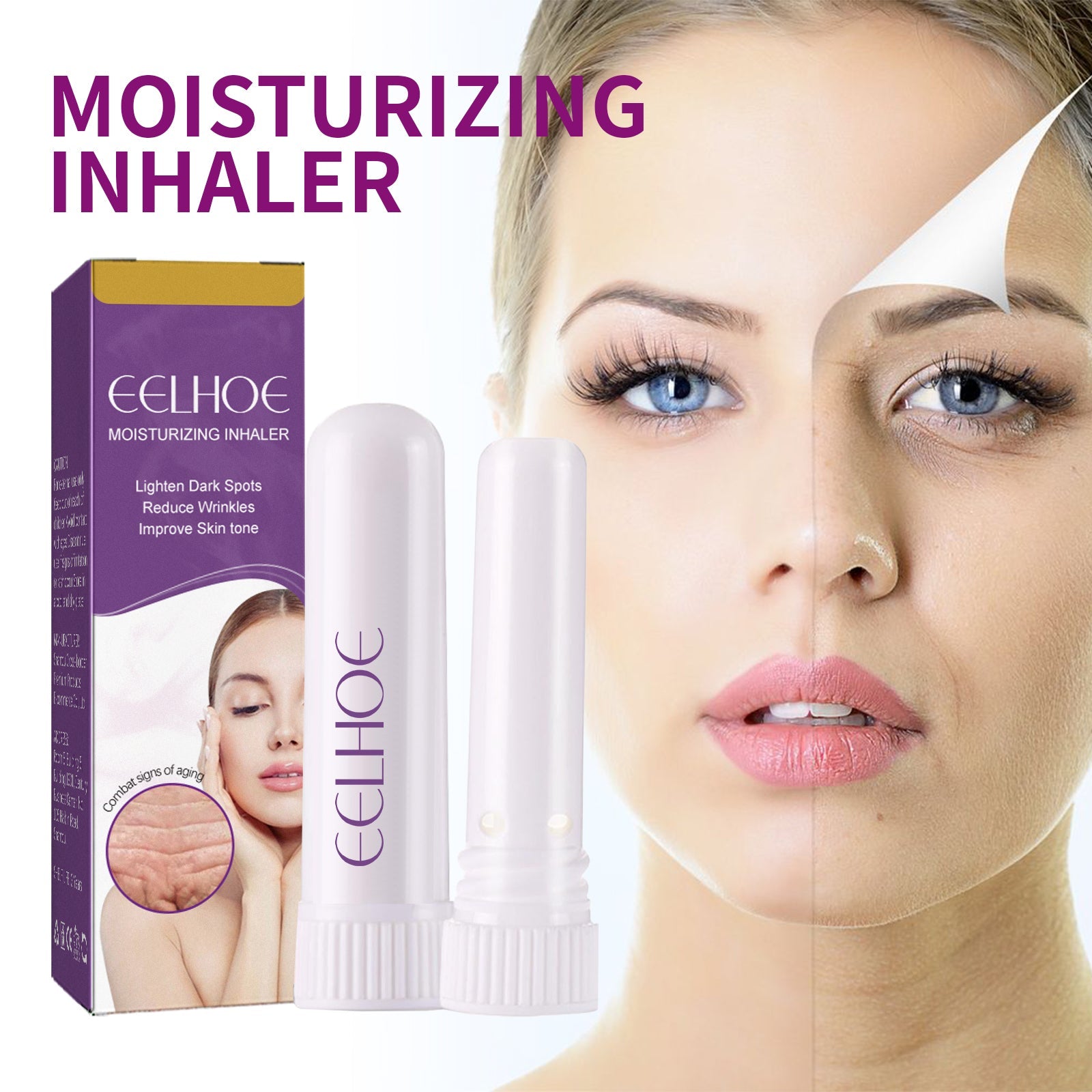 Nasal Inhaler Relieves Nasal Irritation, Cleanses Nose, Moisturizes And Firms Skin