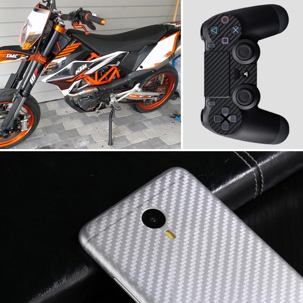 127*20CM 3D Auto Carbon Fiber Vinyl Film Carbon Car Stickers Decal Car Styling