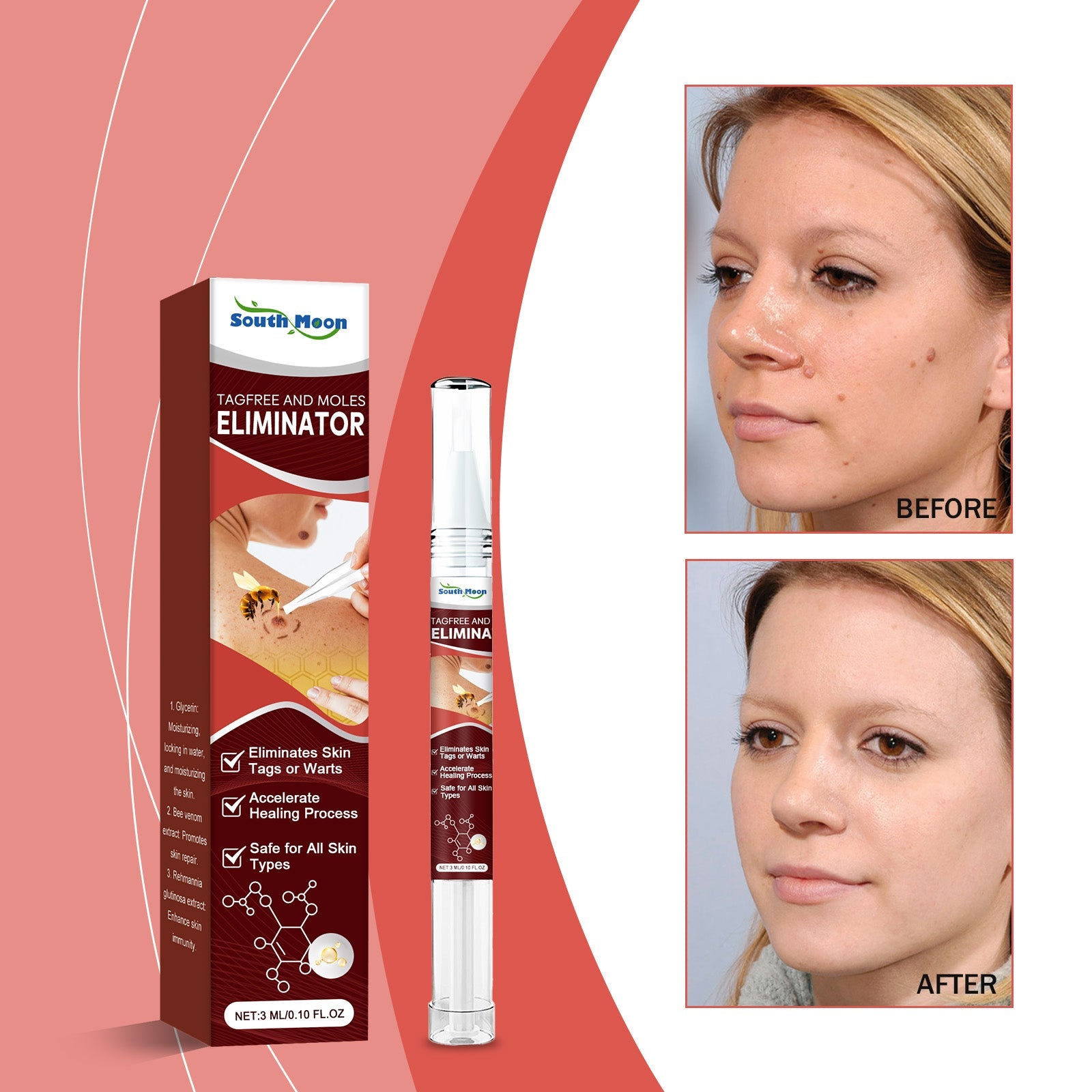 Keyu Pen, Gentle Skin Cleaning Soft Skin Moisturizing Repair Skin Care Pen