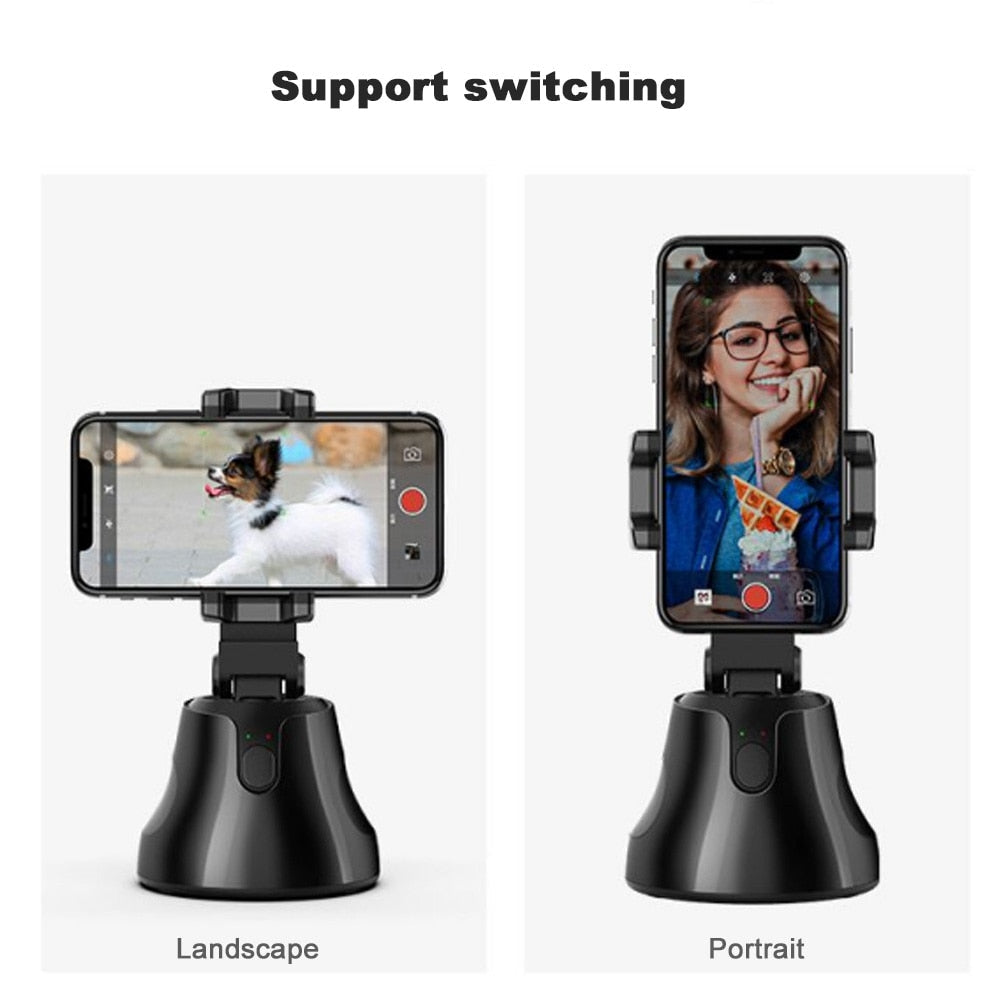 Portable All-in-one Auto Smart Shooting Selfie Stick , 360 Rotation Auto Face Tracking Object Tracking vlog Camera Phone Holder
