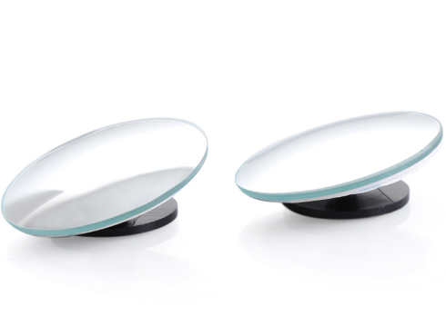 1 pair 360 Degree frameless ultrathin Wide Angle Round Convex Blind Spot mirror for parking Rear view mirror