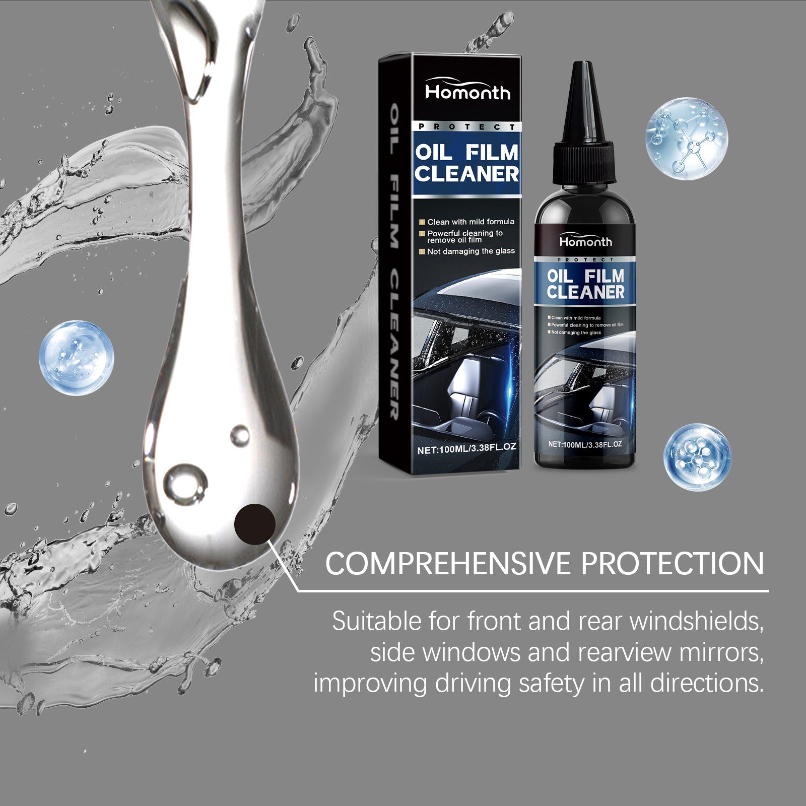 Car Glass Oil Film Cleaner