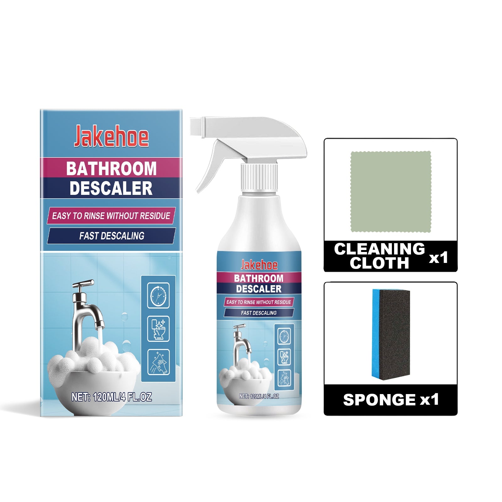 Bathroom Faucet Decontamination Cleaner