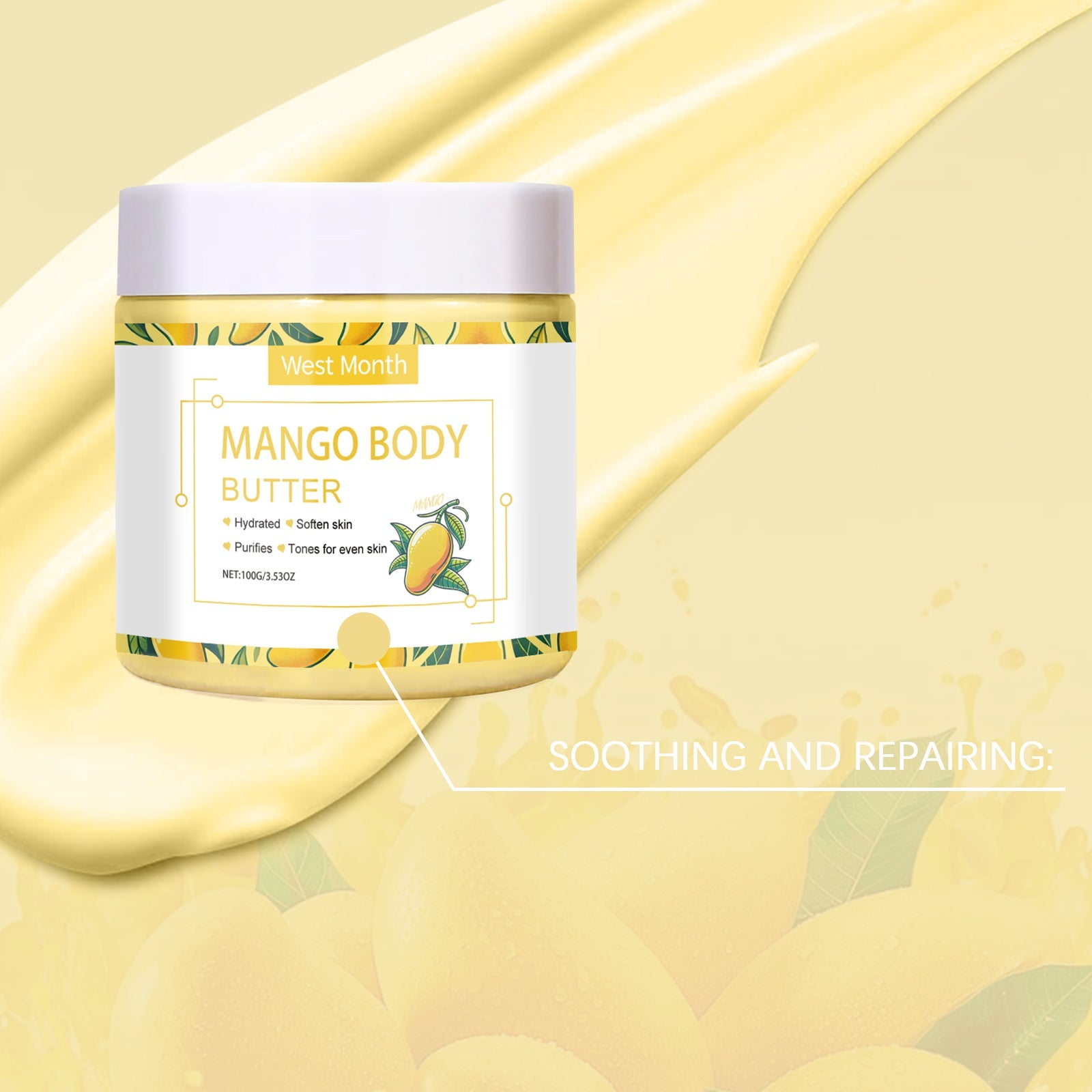 Moisturizing Body Cream Restores Rough, Dull Skin, Moisturizes And Nourishes Skin For A Long Time