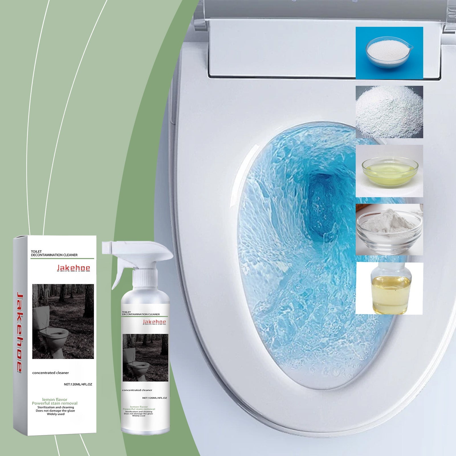 Toilet Decontamination Cleaner Household Toilet Quick Decontamination Decontamination Deodorization Cleaning Cleaner