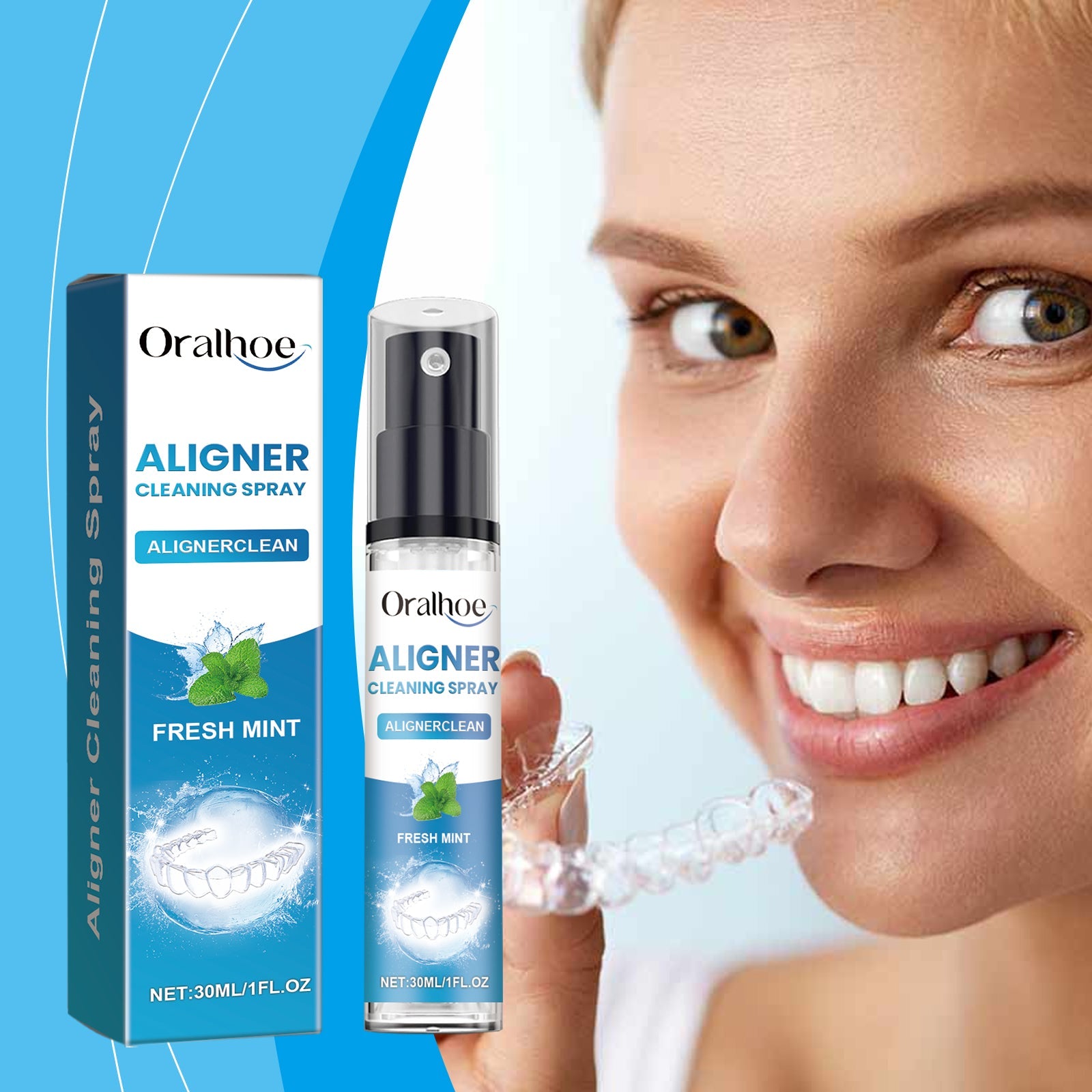 Portable Denture Cleaner Spray