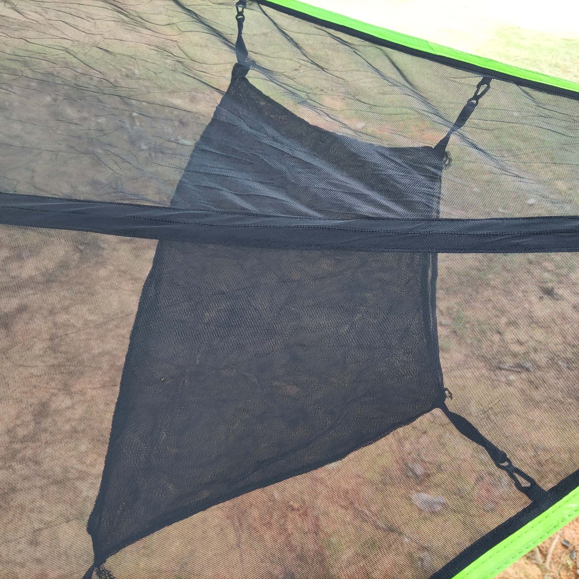 Aerial Multiplayer Triangle Hammock Folding Portable Mesh Mesh Hammock Aerial Tree Tent Leisure Mesh Bed
