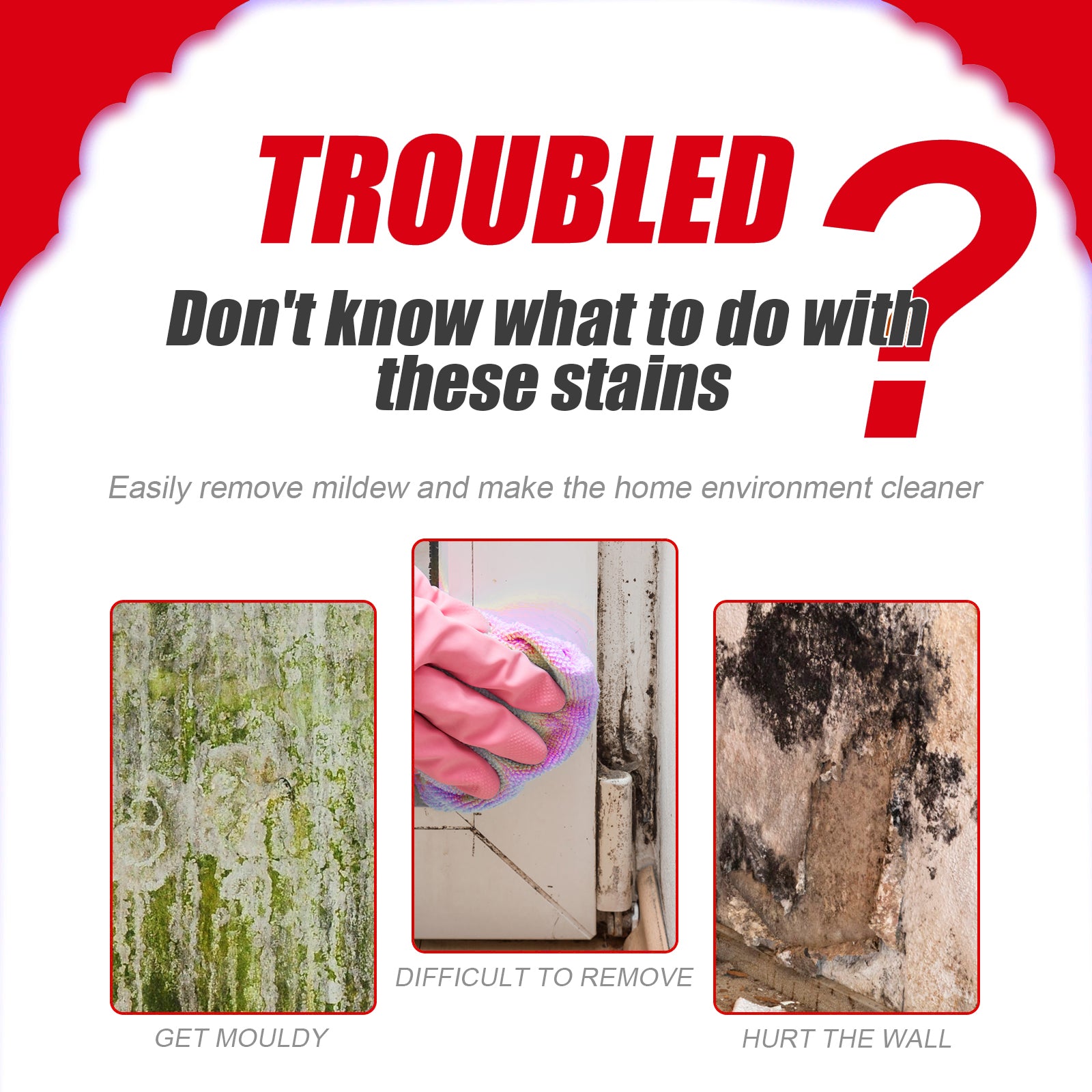 Anti-Mildew Bathroom Wall Cleaner