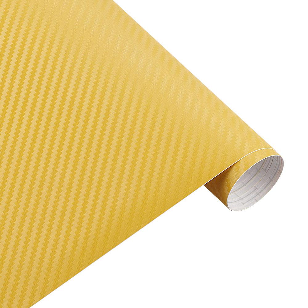 127*20CM 3D Auto Carbon Fiber Vinyl Film Carbon Car Stickers Decal Car Styling