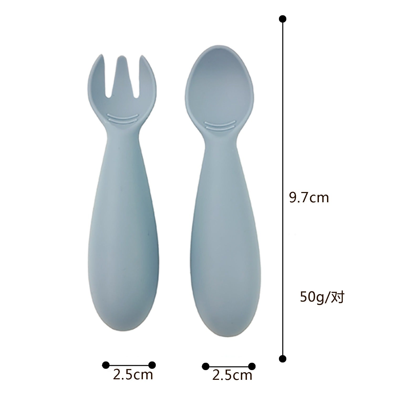 Hot selling silicone baby soft spoon, food grade children&