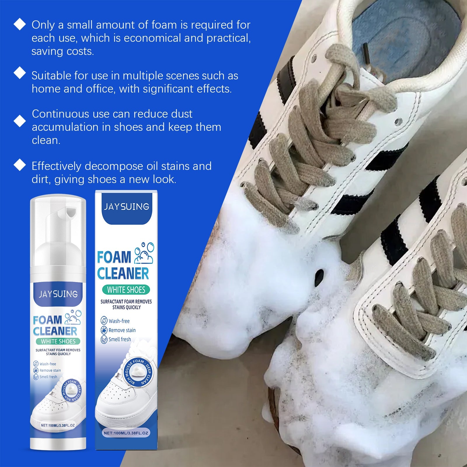 Sports Shoe Whitening Foam Cleaner