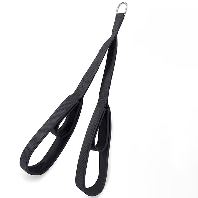 Gym Arm Two Head Three Head Equipment Muscle Rope Muscle Exercise Pulling Down Double Head Tension Accessories Pulling Rope