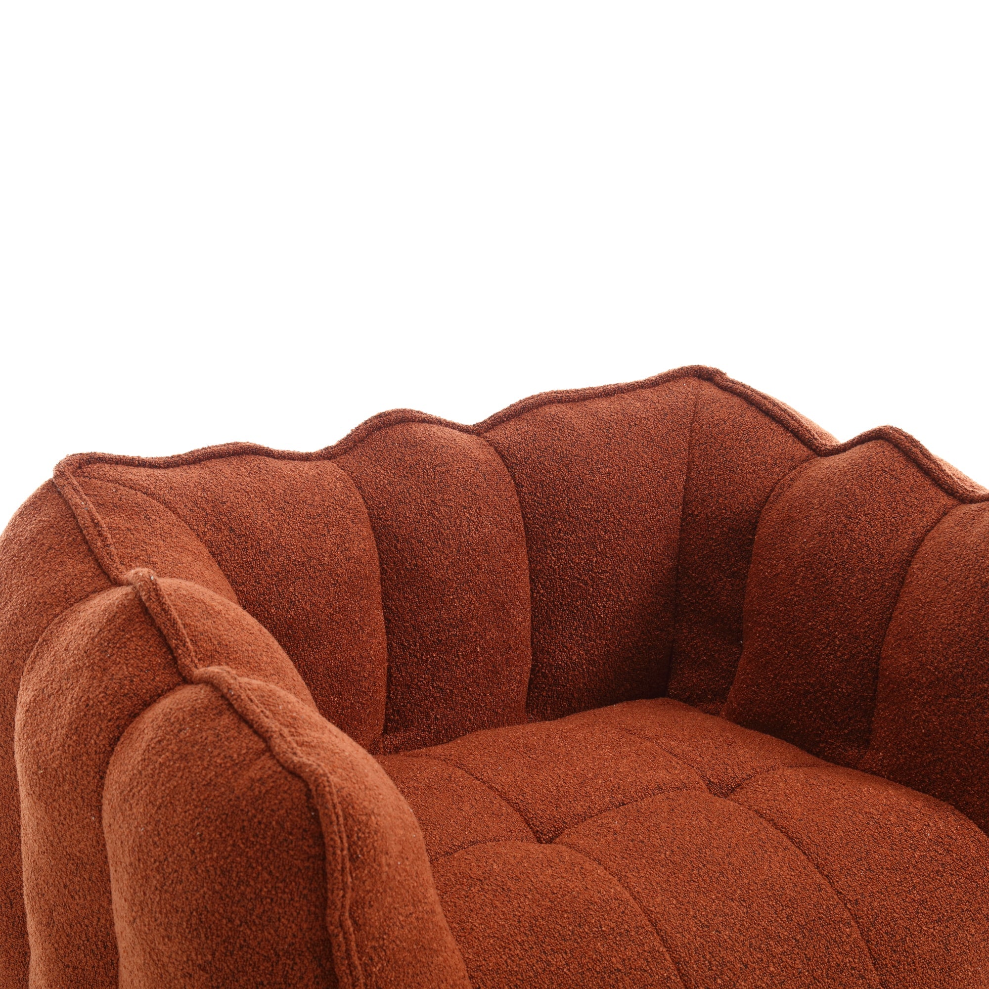 Soft Bean Bag Chair with High Resilient Foam(Chips)for living room and bedroom Comfortable Square Lazy Sofa with Footstool