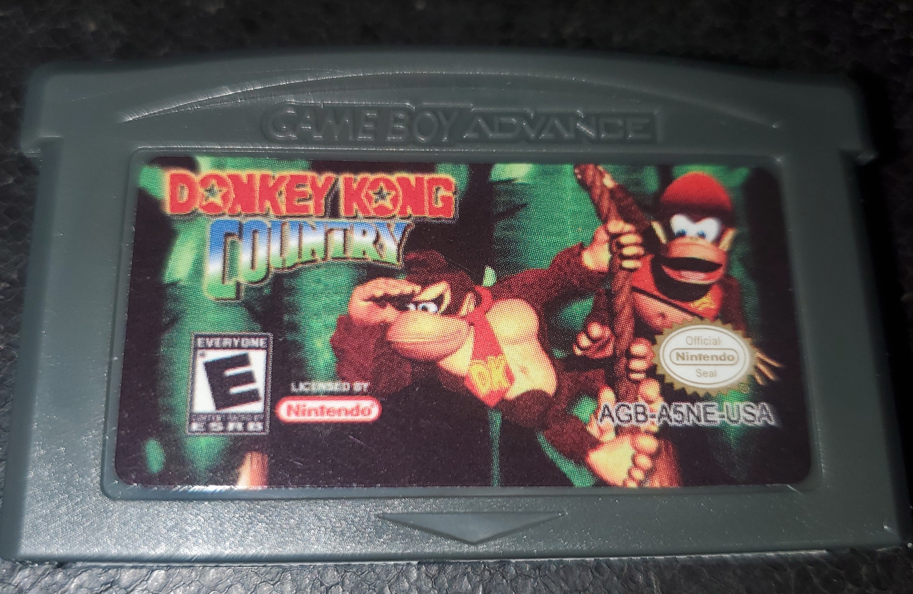 Donkey Kong Country 1 GBA Video Game Cartridge Game Boy Advance 2003