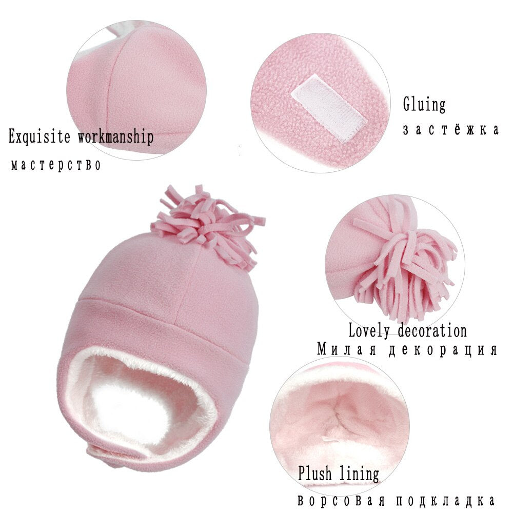 Hat Baby Boy Gloves Set Beanie Newborn Photography Accessories Children&
