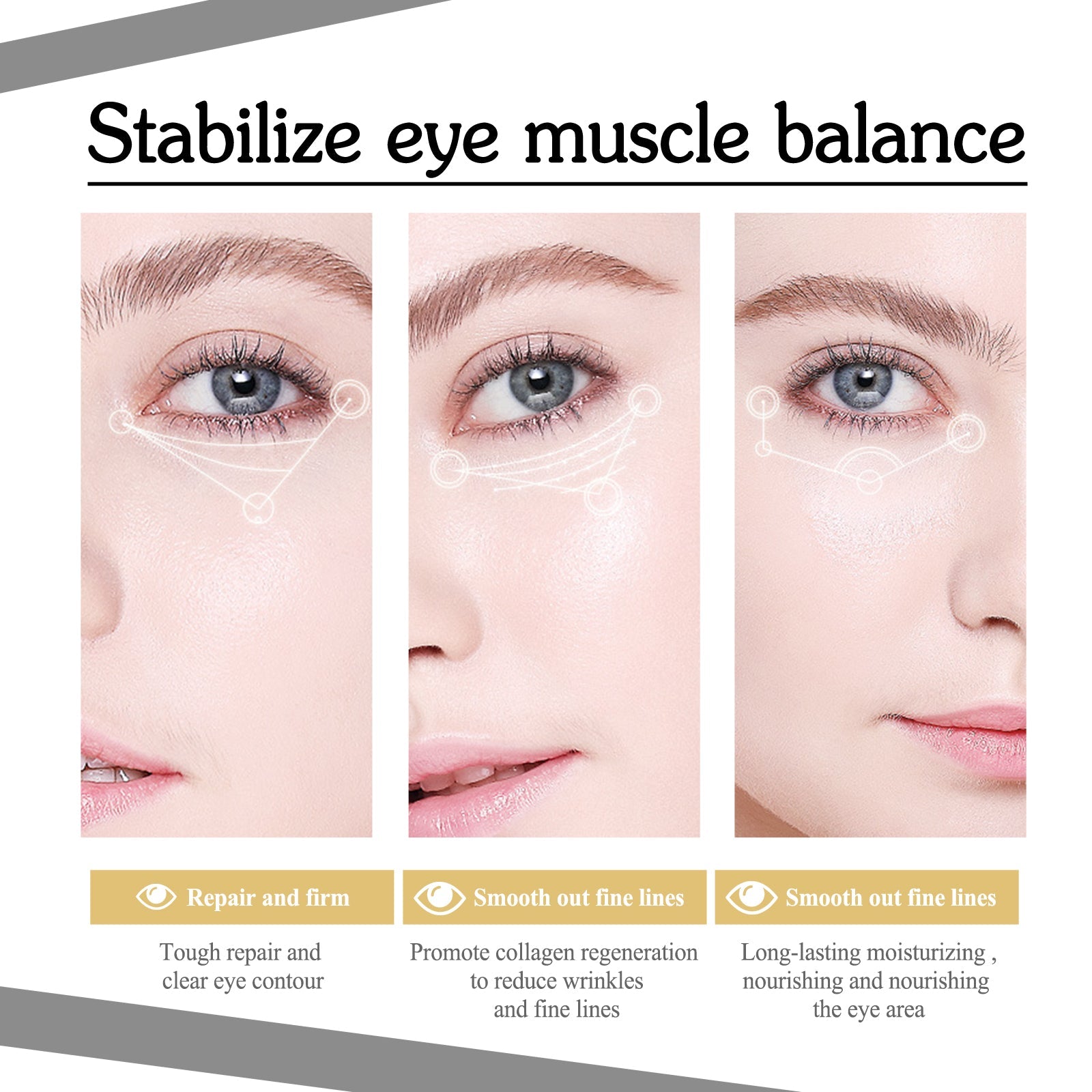 Retinol Firming Eye Cream Moisturizes Around Eyes, Tightens Skin, Lightens Fine Lines, Anti-Aging And Anti-Wrinkle Lift