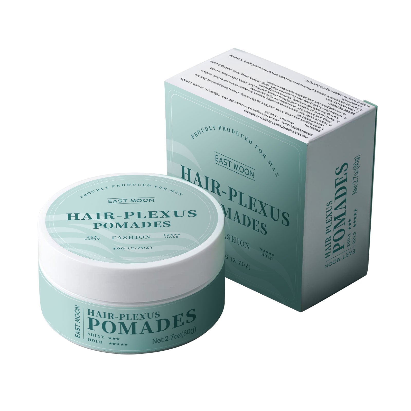 Hair-Plexus Pomades, Anti-Frizz Hair Care Moisturizing Shine Styling Gel Natural Volume