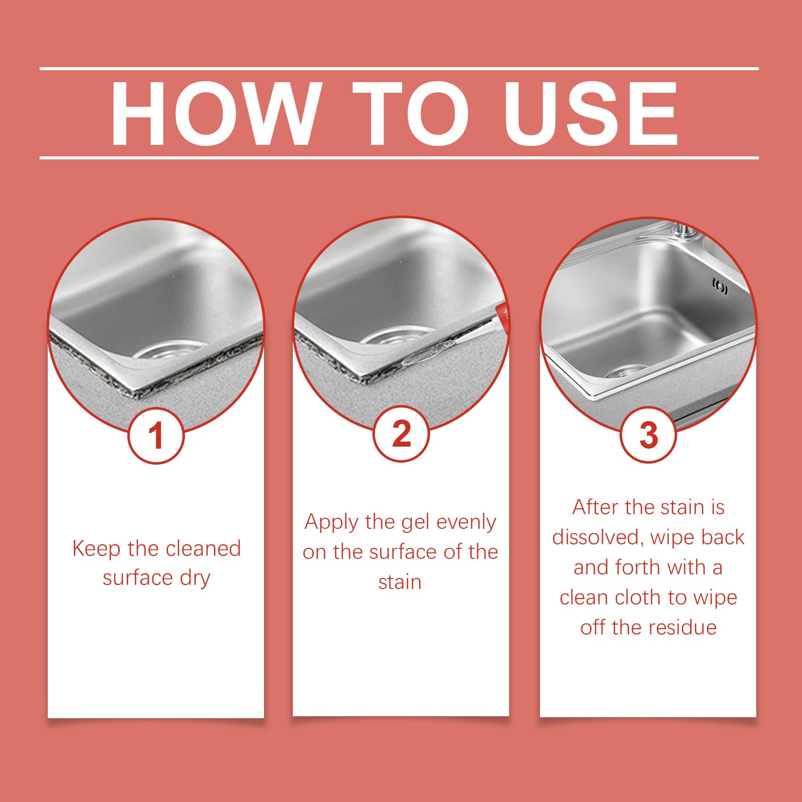 Kitchen & Bathroom Stain Gel