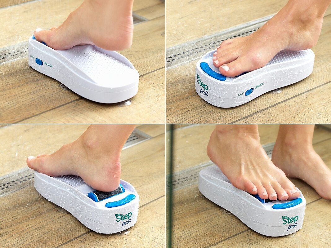 New Arrival Step Pedi Automatic Grinding Feet Callus Remover Electric Silicone Foot Care Tool Waterproof Feet Grinder Foot File