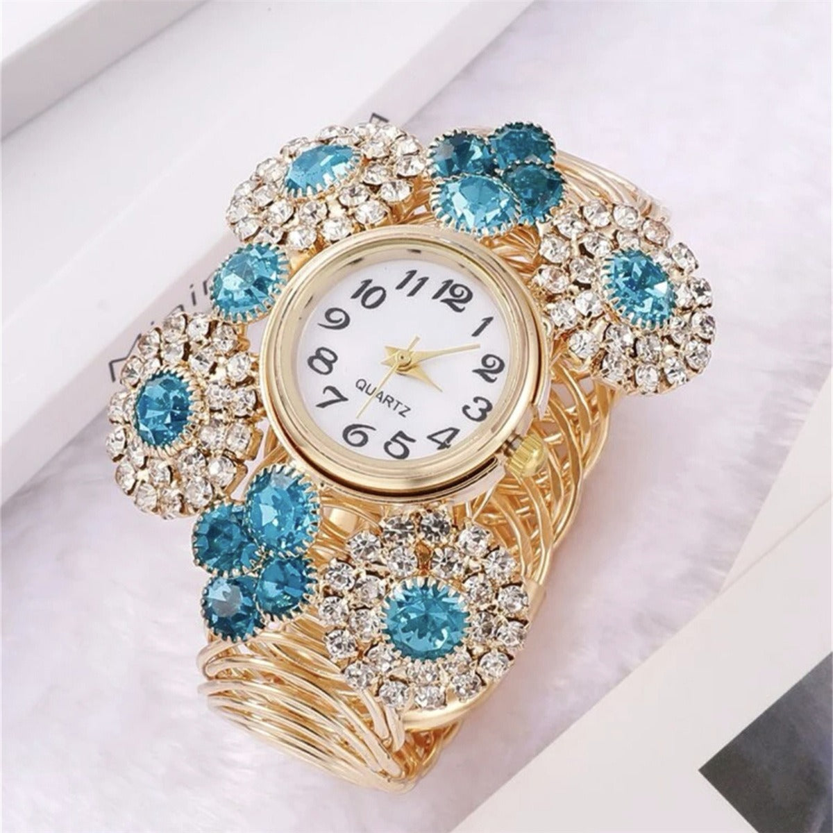 Bohemian Rhinestone Inlaid with Water Diamond and Sky Star Charm Women&