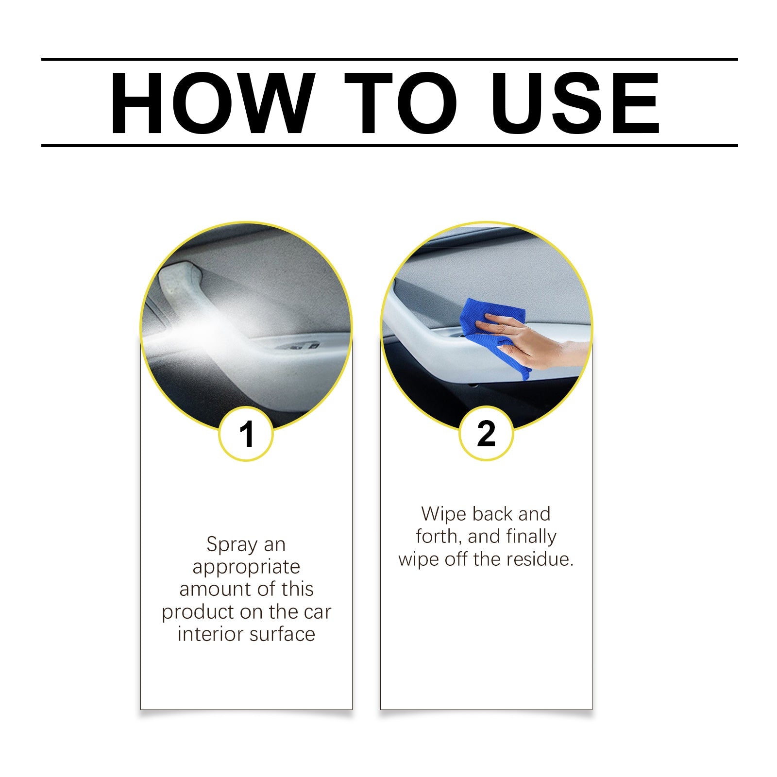 Car Interior Steering Cleaner
