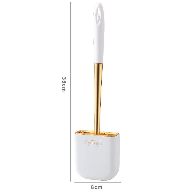 Wall-Mount Silicone Toilet Brush