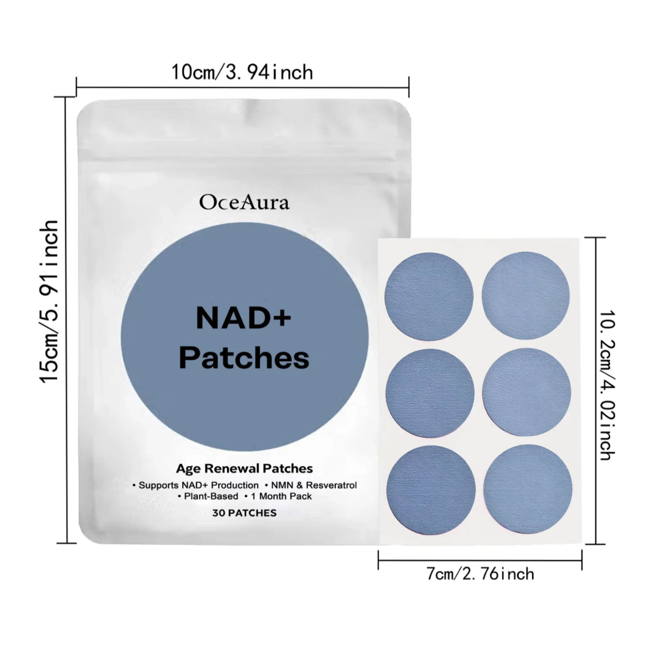 NAD+ Patches GLP-1 Patch,Firming Skin and Body Shaping Care Patch