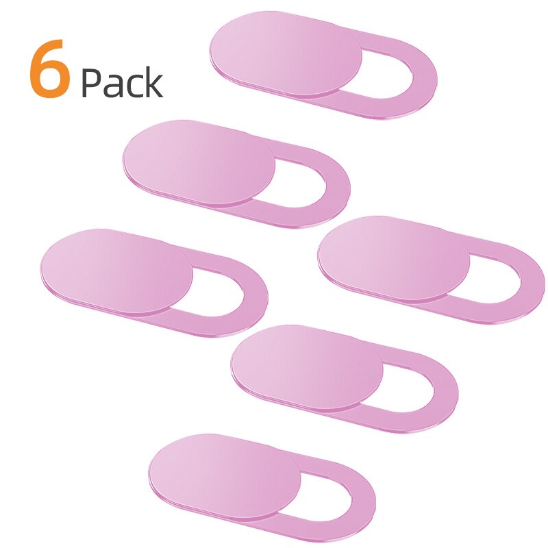 6Pcs/lot WebCam Cover Shutter Magnet Slider Plastic For iPhone Web Laptop PC For iPad Tablet Camera Mobile Phone Privacy Sticker