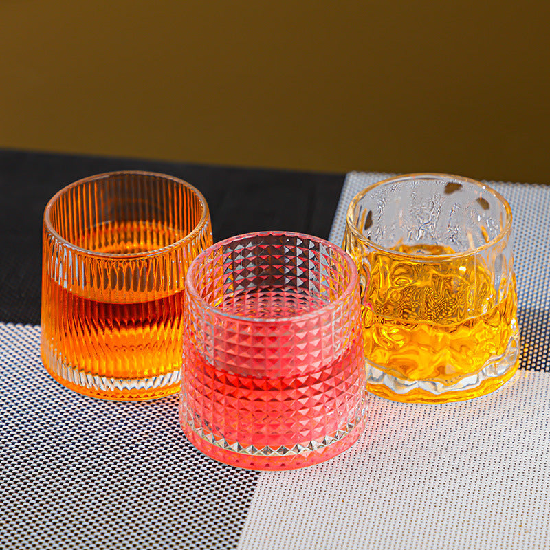 Mountain View Glass Cup Fuji Mountain Tibetan Mountain Cup Japanese Whiskey Wine Cup Household High Beauty Water Bottle