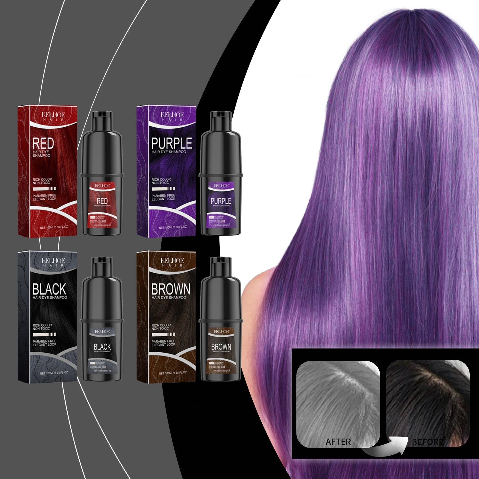 Herbal Hair Dye Shampoo