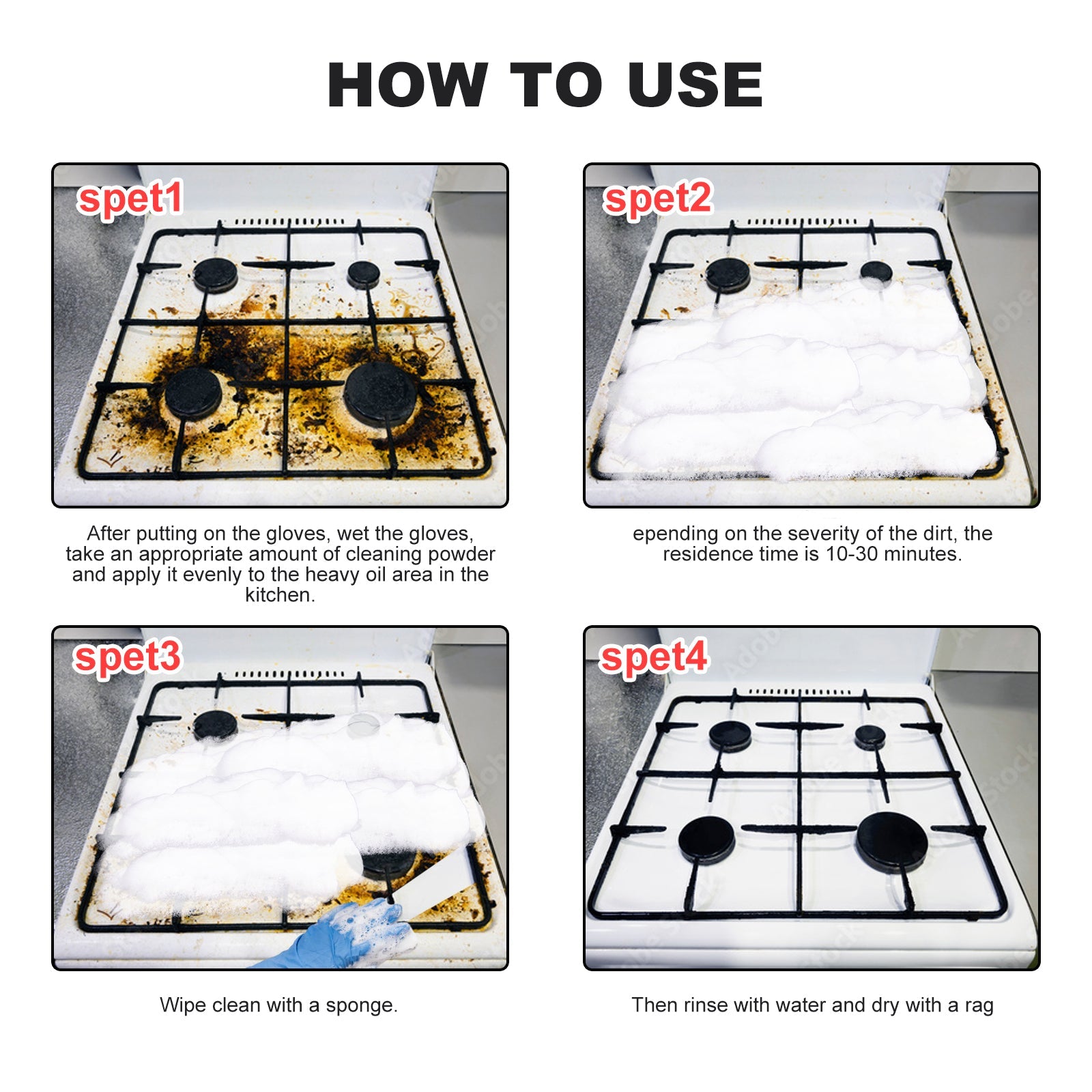 Kitchen Stove Hood Cleaner