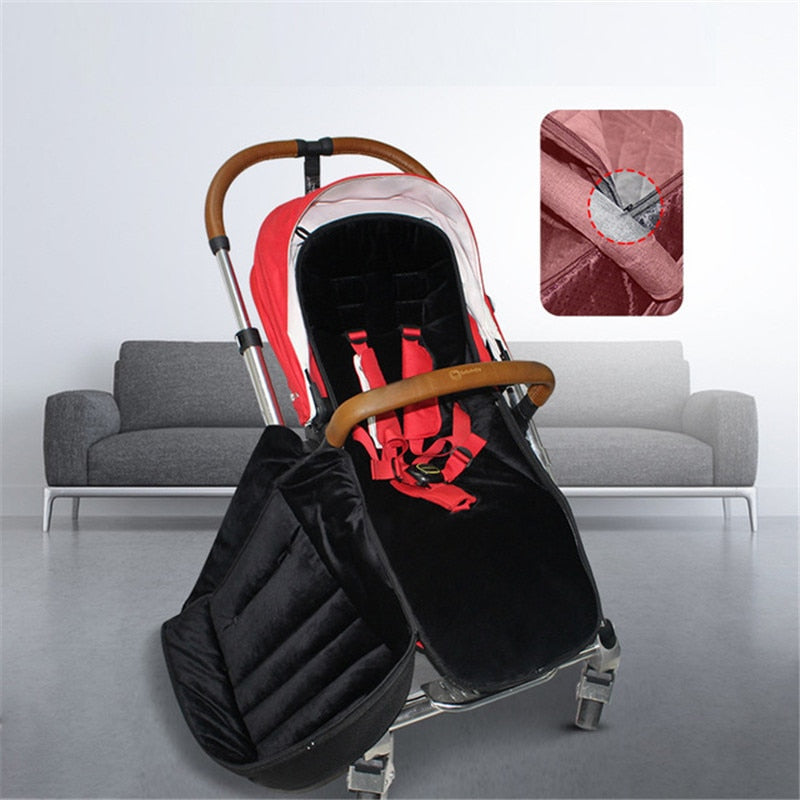 Winter Thick Sleeping Bags Warm Baby Sleepsack Envelope For Newborn Infant Windproof Stroller Cushion Footmuff Pram