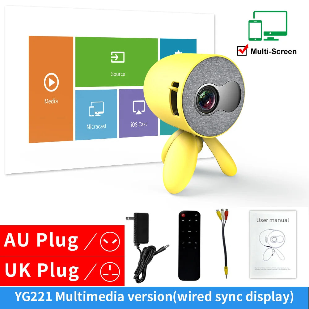 YG220 Mini Pocket Projector