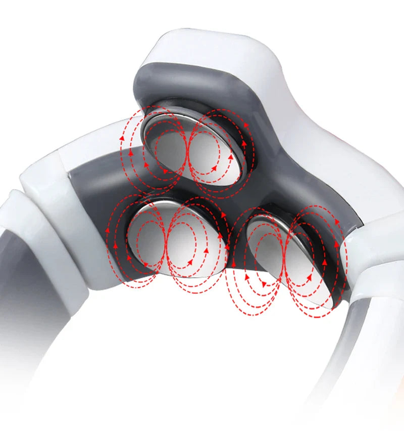 Smart Shoulder Neck Massager Electric Neck Massage Health Care Relaxation Three Heads Relieve Stress Fatigue Pain Relief tool