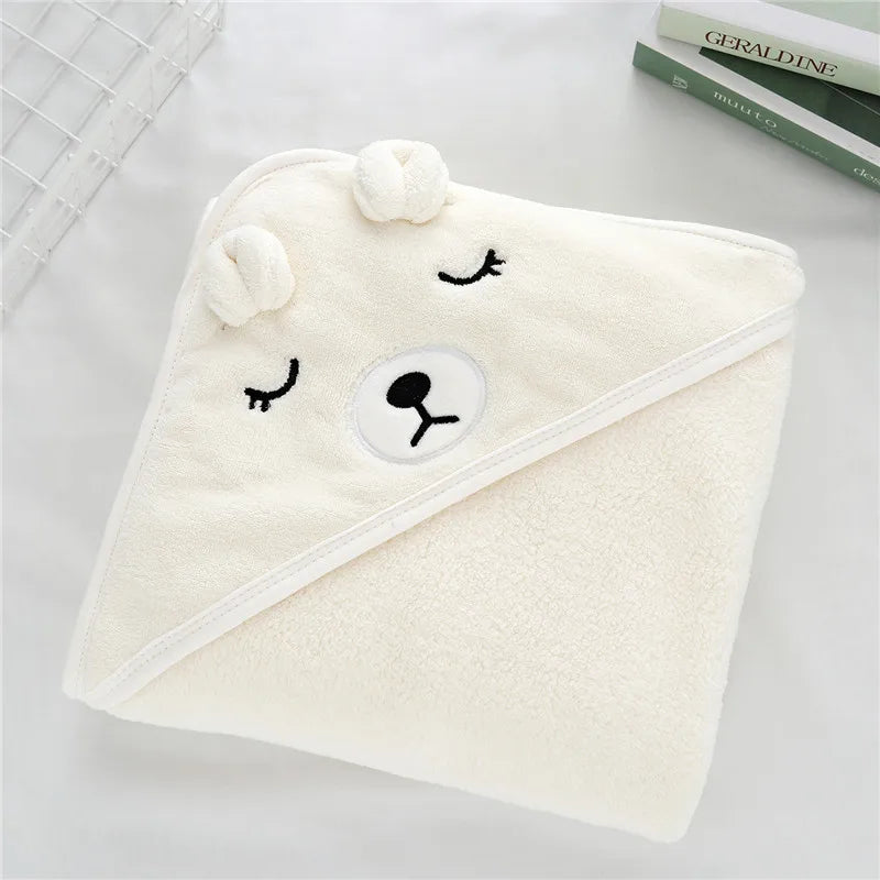 Hooded Baby Bathrobe Towel
