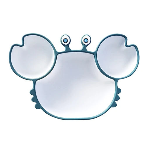 Crab Silicone Baby Suction Bowl